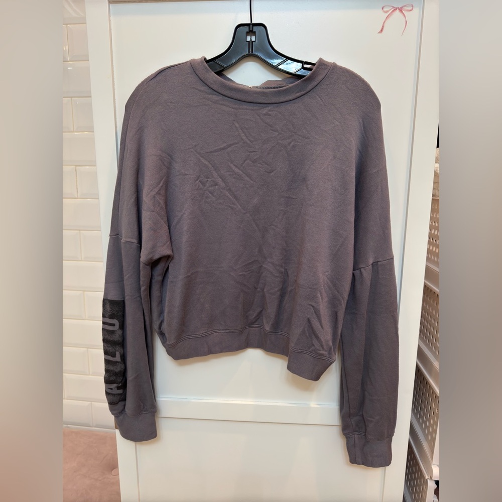 Alo yoga reform pullover - grey